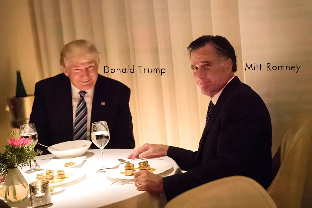 mitt romney vs trump